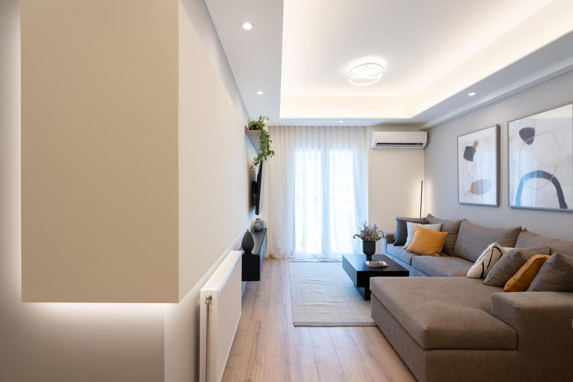 Newly Renovated 2 Bedroom Apartment, 5Min To Metro Athen Exterior foto